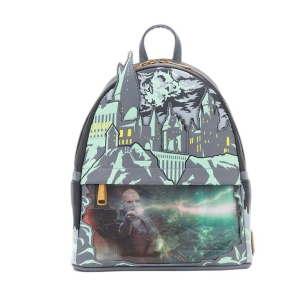 Loungefly Harry Potter Glow in the Dark Battle Scene Loungefly Mini Backpack NWT